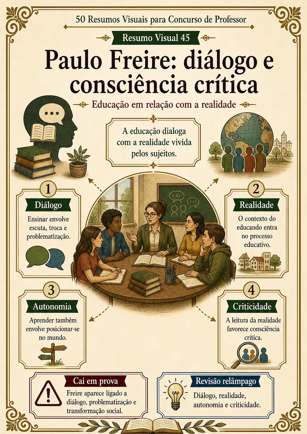 Prévia de resumo visual para concurso de professor 04